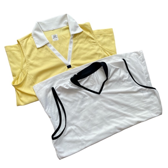 Tail Women’s Sleeveless Golf Polo Size Large Set of 2 - Picture 1 of 13